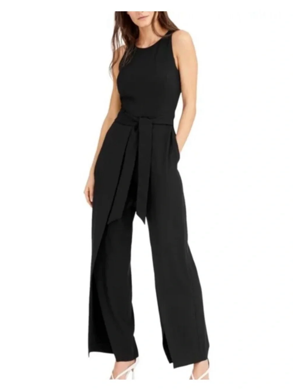 INC International Concepts Black Jumpsuit